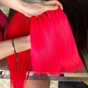 Vente en gros paquets de cheveux humains vierges Remy soyeux os droit dentelle fermeture ensemble perruques de cheveux bruts vietnamiens - Product Image 2