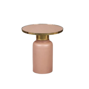 Ensemble de trois tables d'appoint en métal faites à la main de différentes couleurs pour la décoration intérieure - Product Image 3