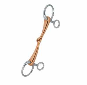 Nouveauté équipement d'équitation personnalisable en gros anneau lâche en fer doux mèche avec incrustation de cuivre et logo personnalisé - Product Image 3