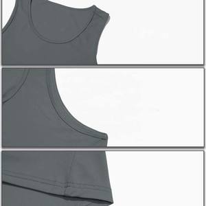 Camisetas sin mangas de gimnasio deportivas de alta calidad personalizadas, ropa de calle de algodón 100%, chaleco transpirable, ropa deportiva de Color gris, camisetas sin mangas para hombres - Product Image 5