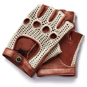 Gants en cuir vintage pour homme, style 2025, pour l'hiver, pour l'extérieur, tendance, garde au chaud - Product Image 2