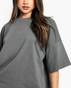 เสื้อยืดสตรีทแวร์ผ้าคอตตอน100% ใส่สบายน้ำหนักเบาพิมพ์ลายออกแบบได้ตามต้องการเสื้อยืดฮิปฮอประบายอากาศได้ดี - Product Image 5