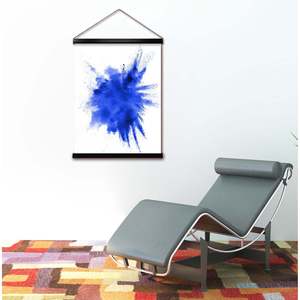 Tiras de Plástico Negras para Pósteres de 62 cm (Par) con Cordón para Colgar - Product Image 4