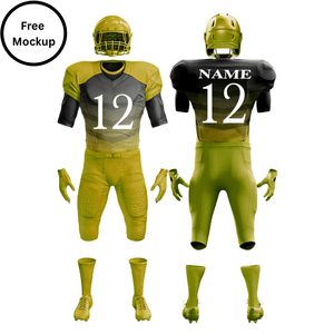 Uniforme personnalisé de football américain Ensemble maillot et pantalon respirants Uniforme de football sublimé pour équipes et entraînement - Product Image 4