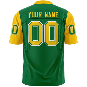 Maillots de football américain à sublimation imprimés sur mesure coupe ample respirant séchage rapide 100% polyester cousu - Product Image 4