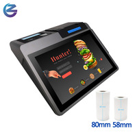 Z100 10.1 pouces + 2.8 pouces double écran tablette Android Smart POS Terminal imprimante thermique intégrée et Scanner systèmes de point de vente