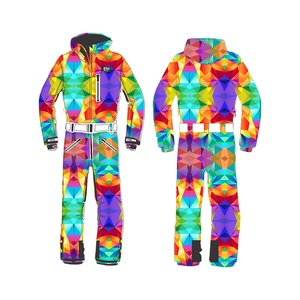 Combinaison de ski personnalisable avec logo, isolante, respirante, membrane TPU Soft Shell, imperméable 10 000 mm, coupe-vent, grandes tailles - Product Image 1