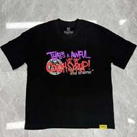 T-shirt Homme Oversize Vintage Personnalisé avec Logo, 100% Coton Épais, Écologique, Imprimé Sérigraphié, Style Hip Hop Tendance