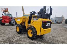 Mini-dumper d'occasion 1T-E jaune à prix d'usine, chargeuse sur pneus compacte pour chantier de construction - Product Image 3