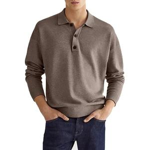 Vente en gros de polos vierges unisexes avec logo de marque personnelle à impression brodée personnalisée polos décontractés pour hommes - Product Image 6