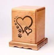High Quality American Style Handmade Wood Cremation <b>Urns</b> for <b>Cat</b> and Dog Ashes Wholesale Funeral <b>Urns</b> for Pets - Product Image 1