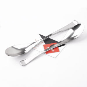 Cubiertos de acero inoxidable hechos a mano azul ISO CE certificado mesa para servir cuchara de postre para Chef herramientas de cocina para Hotel restaurante - Product Image 2