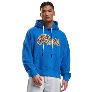Sweat à capuche en chenille à épaules tombantes pour hommes Sweat à capuche personnalisé de haute qualité en coton mélangé Pull à capuche pour homme - Product Image 1