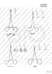 Pinzas hemostáticas quirúrgicas de 14 cm de acero inoxidable curvo para hemostasia de precisión y manejo de tejidos - Product Image 3