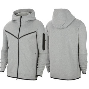 Últimas sudaderas con capucha de forro polar con cremallera para hombre, de marca, estilo casual deportivo, talla grande, de secado rápido, personalizables para ropa urbana. - Product Image 1