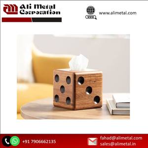 Caja de pañuelos de madera de diseño Industrial de la mejor calidad, servilletero para mesa de restaurante de Hotel en casa para uso en restaurante de Hotel en casa - Product Image 6