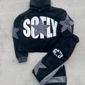 2024 élégant hiver éponge avant 380gsm haute qualité poids lourd pull coton Vintage pierre lavage à capuche - Product Image 2