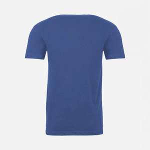 T-shirt décontracté unisexe en jersey CVC 180g, couleur unie, personnalisable, t-shirt unisexe en jersey CVC premium doux à col rond - Product Image 2