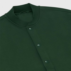 Men's Fleece <b>Varsity</b> <b>Jacket</b> Soft and Durable Ideal for Everyday Use and Outdoor Activities - Product Image 2