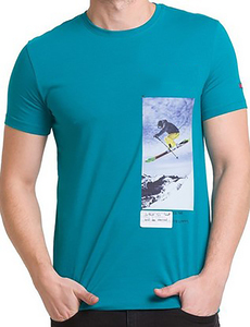 Camisetas de Hombre al por Mayor 100% Algodón Cuello Redondo Serigrafiadas Diseño Personalizado Manga Corta Corte Regular 180g Moda Sostenible - Product Image 5