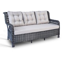 Ensemble de canapés de jardin en rotin pour maison, jardin, villa, café, restaurant avec table et chaises de jardin Ensemble d'extérieur de patio de haute qualité