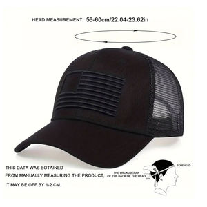 Casquette de camionneur ajustable en sergé avec logo brodé personnalisé de haute qualité, maille respirante, unisexe, pour activités de plein air, numérique - Product Image 4