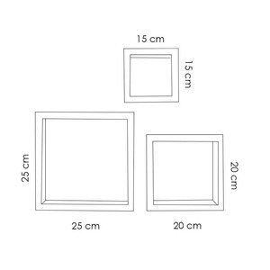 Scaffali galleggianti disegno dell'immagine