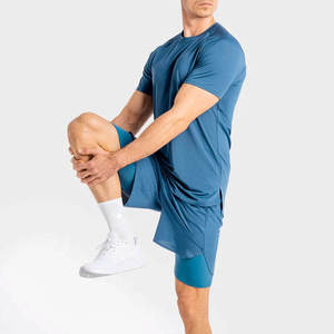 Camiseta Deportiva Personalizada para Hombre, Venta al por Mayor, Secado Rápido, Transpirable, Absorbe la Humedad, para Entrenamiento Atlético, Fitness, Manga Corta - Product Image 3