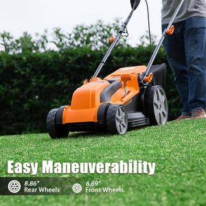 LawnMaster MEB1216K Cortacésped Eléctrico 16 Pulgadas 12AMP - Product Image 2