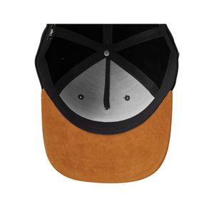 Gorra Snapback de 5 Paneles Estilo Urbano con Parche de Cuero Personalizado, Visera Curva, Gorra de Béisbol Ajustable Estilo Hip Hop, Directo de Fábrica OEM - Product Image 5