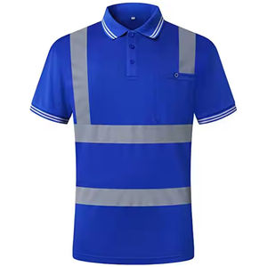 Camiseta Polo de Alta Visibilidad de Manga Larga para Tráfico, Señales de Carretera, Trabajadores de la Construcción, Reflectante y de Seguridad - Product Image 6