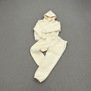 Ensemble survêtement pour homme en molleton polyester/coton surdimensionné, sweat-shirt et pantalon de survêtement, poids moyen, imprimé hip-hop, 2 pièces, pour l'hiver - Product Image 3