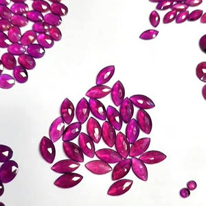 โรโดไลต์โกเมนธรรมชาติขนาด4มม. ถึง13มม. 893ชิ้น852ทรงวงรีทรงกลมทรงหลังแบนมีคุณภาพดี - Product Image 2