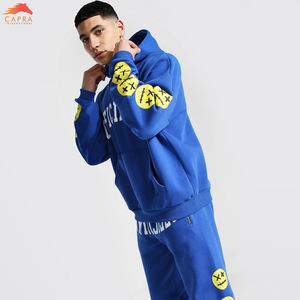 Ropa de hombre conjunto de dos piezas de gran tamaño personalizado polar Sudadera con capucha chándales fabricante al por mayor - Product Image 5