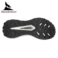 Semelles de chaussures de course pour hommes Wolf Brand New Custom E-TPU TPR, légères, antidérapantes, flexibles et respirantes.