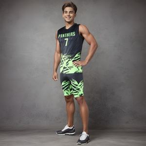 Hot Selling High Quality Custom Printed 7v7 <b>Football</b> Uniforms Sublimated Compression Breathable Quick Dry Unisex Adults - Product Image 5