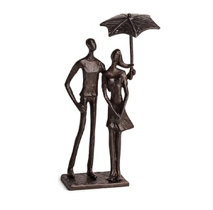 Escultura de aluminio elegante para la decoración interior del hogar con artesanía artística y forma abstracta moderna - Product Image 6