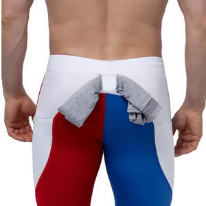 Pantalon de yoga fitness personnalisé de la meilleure qualité pour hommes, leggings de compression colorés, vente en gros - Product Image 3