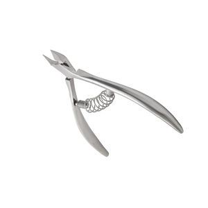 Coupe-cuticules personnalisé à lames fines et aiguisées, manche uni, action à ressort, pour manucure - Product Image 2