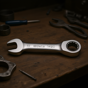 Llaves Combinadas de Trinquete Cromadas con Extremo Abierto y Extremo Anillado - Product Image 3