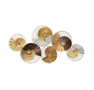 Decoración de pared montada en la pared de Metal personalizada de calidad superior para el hogar, cocina y sala de estar, diseño lujoso, multicolor - Product Image 1