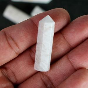 Vente en gros de porte-crayons en pierre précieuse polie artisanale de qualité supérieure, scolecite, propriétés métaphysiques, objets de collection d'art, Khambhat - Product Image 4