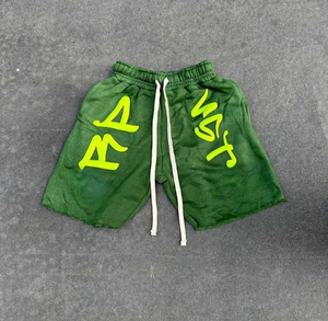 Venta al por mayor Cargo Heavy 100% algodón personalizado Streetwear Vintage ácido lavado Unisex pantalones cortos para Hombre Pantalones cortos holgados para hombres niños cortos - Product Image 3