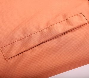 Oversize Orange Ski Hoodie Men Waterproof Windproof Breathable Snow Jacket Customized Zip Pockets Lift Pass Pocket - Product Image 3
