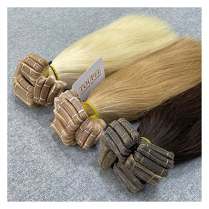 Extensiones de Cabello Humano con Punta Plana, Remy Liso, 60cm, Trama Individual, Color Natural - Product Image 6