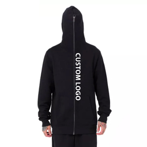 2025 Últimas prendas de vestir exteriores Venta caliente Hombres Street Wear Sudaderas con capucha con cremallera, Color negro Cómodo Sudaderas con cremallera completa - Product Image 5