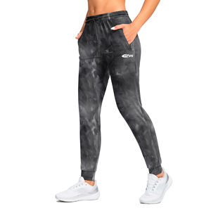 Custom Logo <b>Women</b> Sweatpants <b>Joggers</b> regular Fit Elastic Waistband Blend Casual Pants Quick Dry Bulk Factory Sportswear - Product Image 1