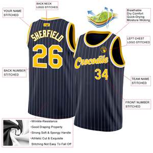 Venta al por mayor diseños personalizados 100% poliéster transpirable sublimación secado rápido hombres impreso baloncesto ropa deportiva baloncesto Jersey - Product Image 4