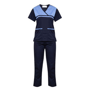 Uniformes de gommage d'hôpital d'été-Uniformes lavables extensibles pour femmes et hommes-Uniformes d'allaitement en coton OEM - Product Image 5
