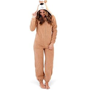 <b>Women's</b> Luxury Winter <b>Fleece</b> Onesie <b>Pajamas</b> Customizable Breathable Casual Home Daily Use Sleepwear Jumping Wears Ropes Onesie - Product Image 3